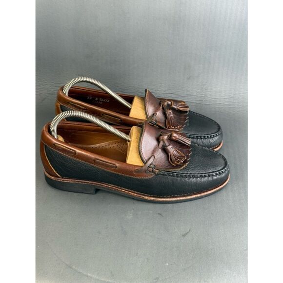 Allen Edmonds Nashua men\'s two-tone tassel loafer shoes size 8.5 main image 8